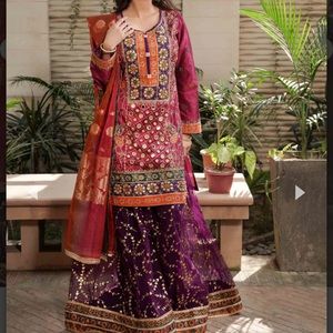 Beautiful sharara and shirt